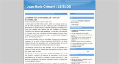 Desktop Screenshot of jeanmarieclement.eu